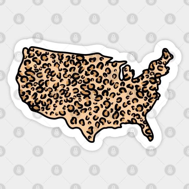 Cheetah USA Sticker by Milasneeze